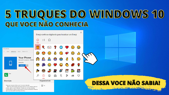 5 truques para Windows 10 que você não conhecia