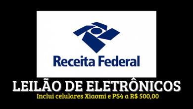 LEILÃO DE ELETRÔNICOS