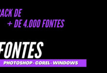 Pacote de fontes grátis + de 4.000 fontes profissionais