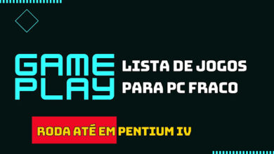 LIsta de jogos para pc fraco