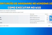 Como obter pontuação do Índice de experiência no Windows 10
