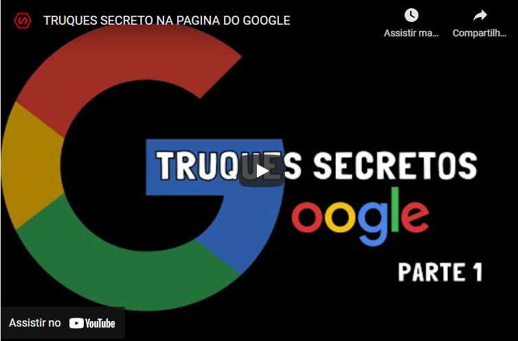 Jogos SECRETOS e ESCONDIDOS do Google! 