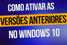 versões anteriores