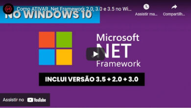 Net Framework 2.0, 3.0 e 3.5 no Windows 10