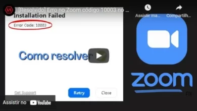 [Resolvido] Erro no Zoom código 10003 no Windows 7