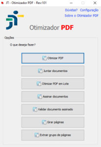 Otimizador de PDF JT