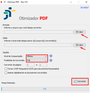 Otimizador de PDF JT