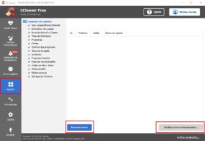 limpeza de registro Ccleaner