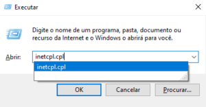 Executar do Windows