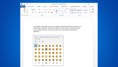 Caracteres especiais, símbolos e emojis