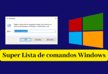 Lista de comandos do Windows