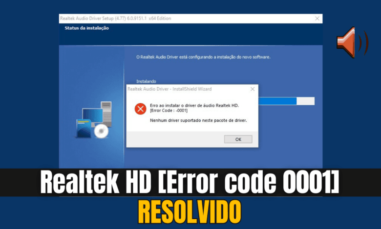 Realtek HD [Error code 0001]