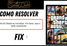 [GTA V] Social Club - Falha do steam ao inicializar