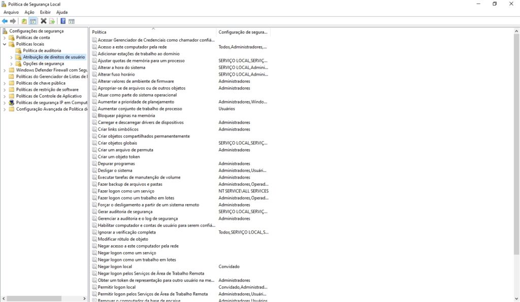 Como Redefinir A Política De Segurança Local No Windows
