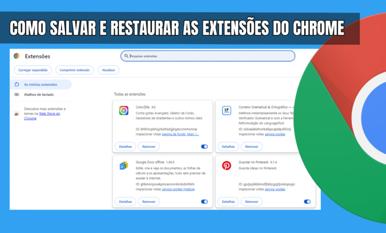 Como Fazer Backup e Restaurar Extensões do Google Chrome