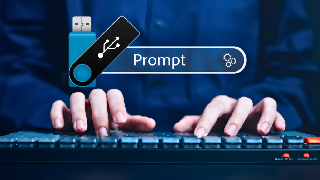 Linha de comando: Criando Pendrive de instalação por Prompt de Comando (sem programas)