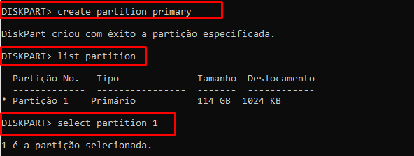 Select partition