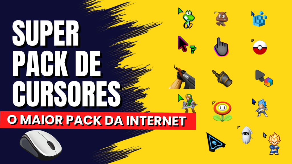 Super Pack de Cursores O Maior Pack de Cursores de Mouse da Internet