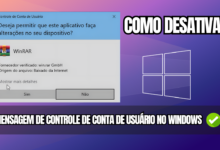 Como Desabilitar o UAC (Controle de Conta de Usuário)