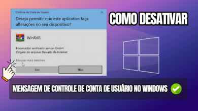 Como Desabilitar o UAC (Controle de Conta de Usuário)