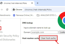 Como limpar o cache DNS no Chrome