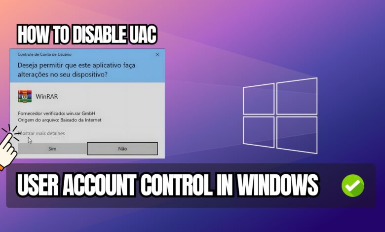 How to disable UAC