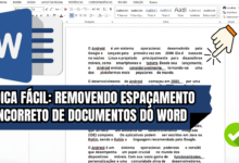 Espaçamento entre palavras no Word