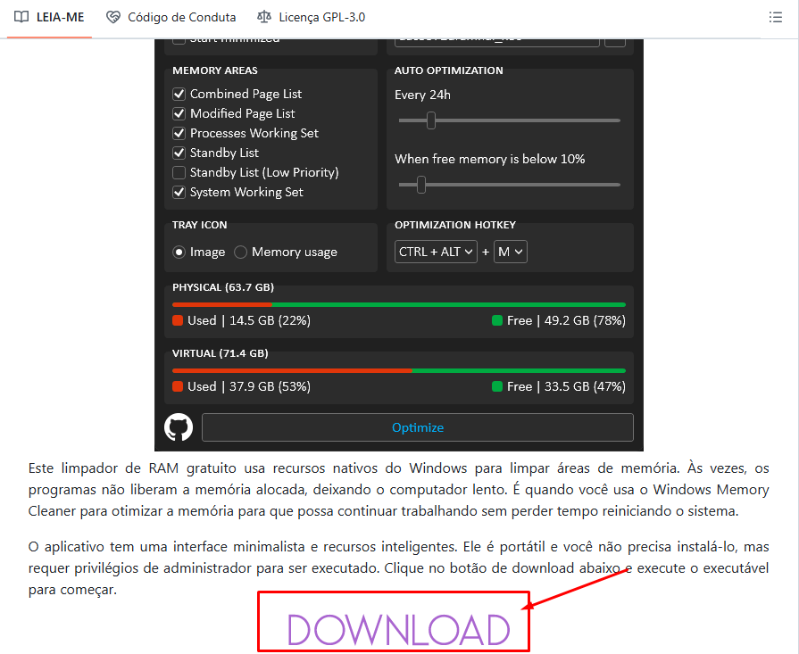 Windows Memory Cleaner Download Github